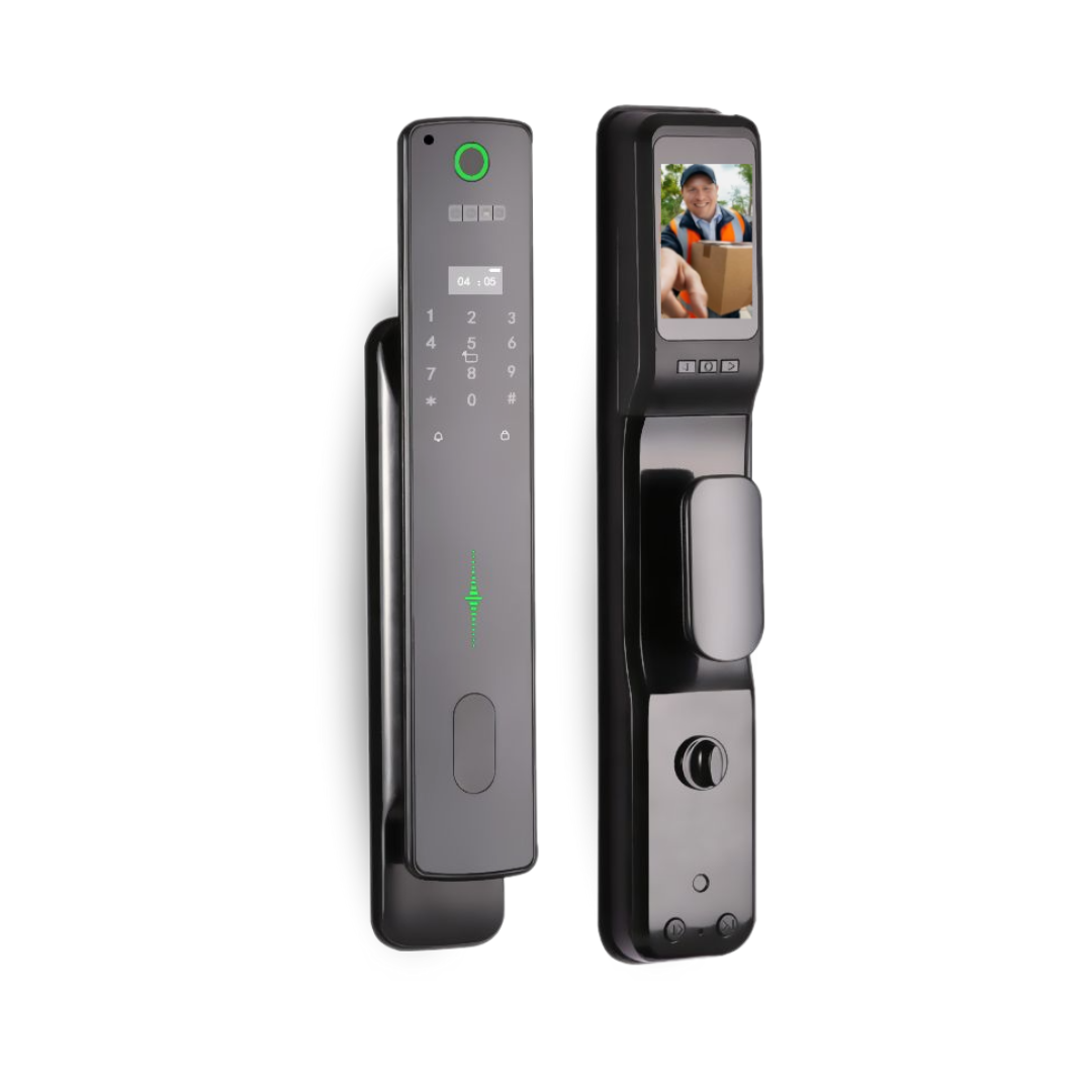 מנעול חכם עם מצלמה Vision Bio - כניסה עם זיהוי פנים וכף יד