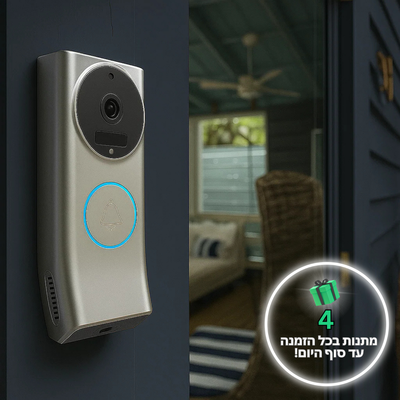 ™Kontrol GUARD PRO | עינית דיגיטלית לדלת עם עדשה כפולה