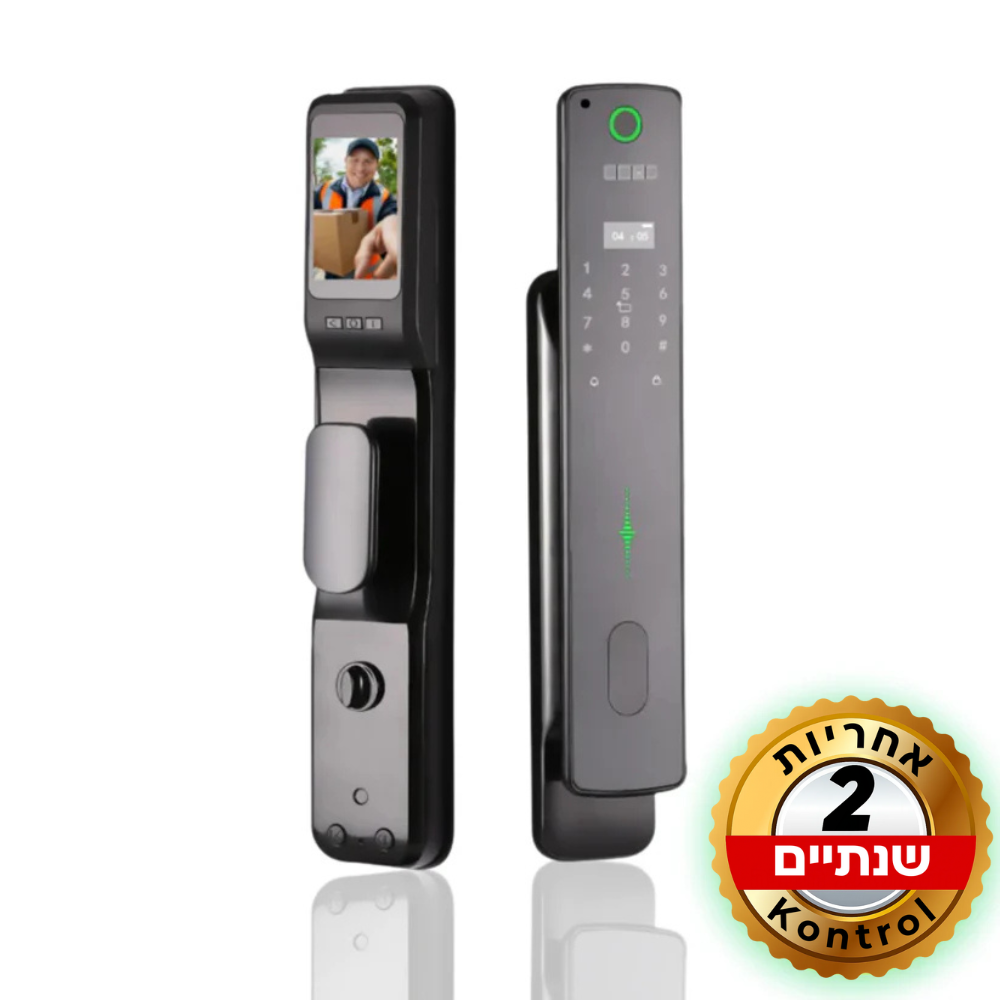 ™Kontrol BIO+ | מנעול חכם כולל זיהוי פנים ומצלמה מובנית